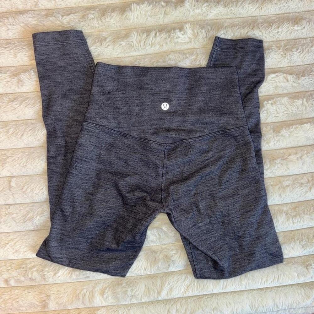 Lululemon grey high waisted leggings size
